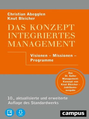 cover image of Das Konzept Integriertes Management